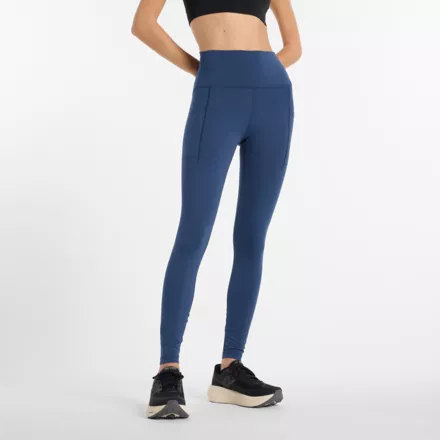 New Balance Sleek Pocket High Rise Legging 27”